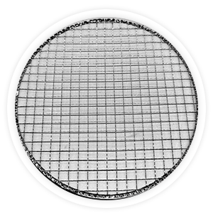 Round Barbecue Grill Mesh (Flattened)