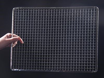 300*400mm Rectangular Galvanized Steel BBQ Grill Mesh